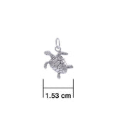 Turtle Sterling Silver Charm